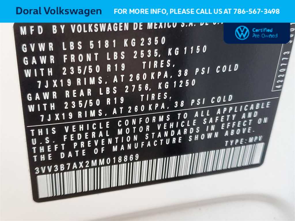 Thumbnail: 2021 Volkswagen Tiguan - 35