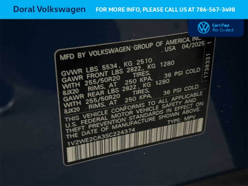 Thumbnail: 2025 Volkswagen Atlas - 29