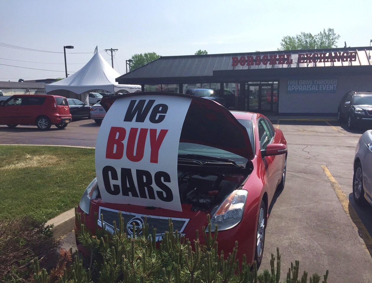 Columbus Weekend Drive Through Appraisal Tent Event