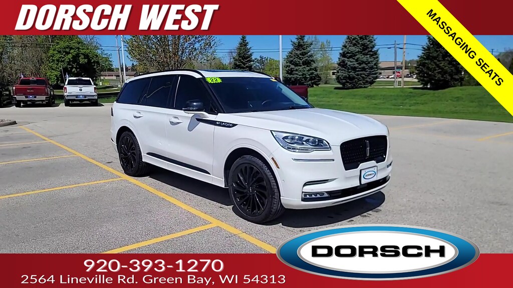 Used 2022 Lincoln Aviator Reserve with VIN 5LM5J7XC6NGL11418 for sale in Green Bay, WI