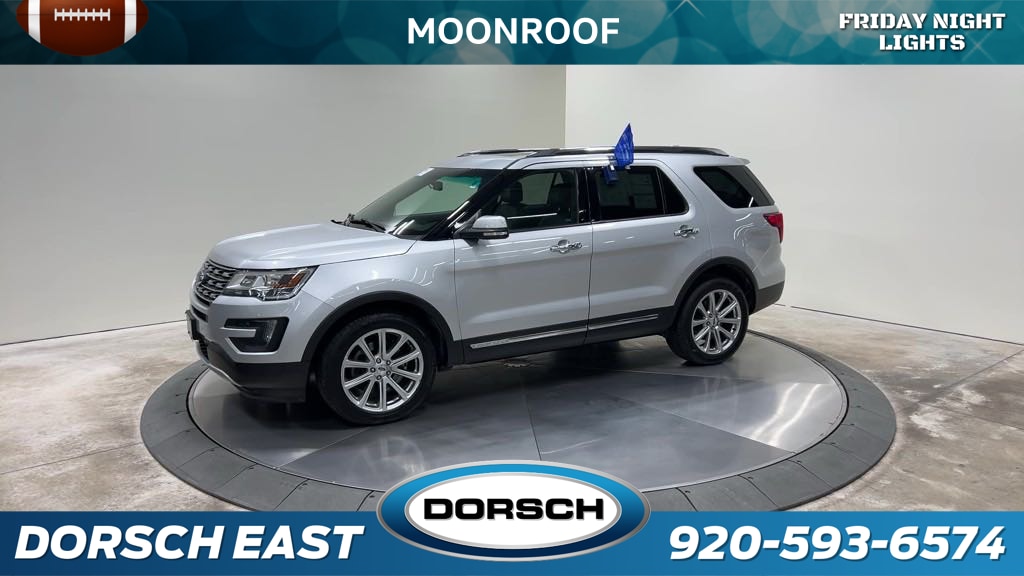 Certified 2016 Ford Explorer Limited with VIN 1FM5K8F86GGA87881 for sale in Green Bay, WI