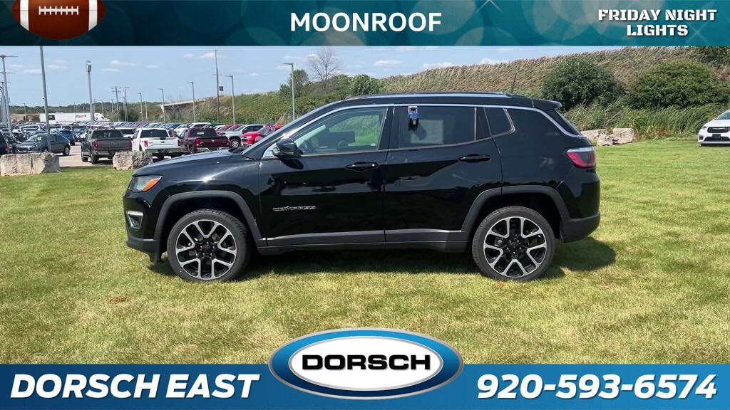 Certified 2017 Jeep All-New Compass Limited with VIN 3C4NJDCB6HT629039 for sale in Green Bay, WI