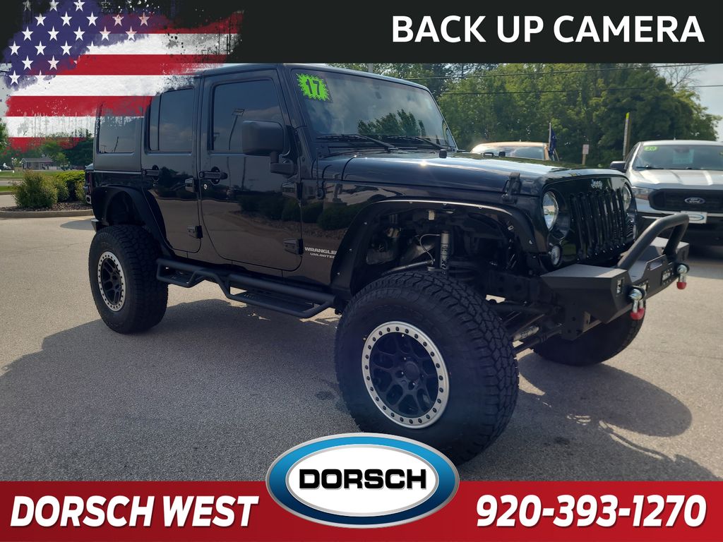 Used 2017 Jeep Wrangler Unlimited Sport S with VIN 1C4BJWDG2HL694670 for sale in Green Bay, WI