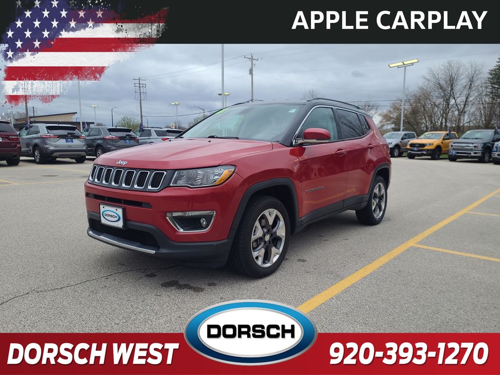 Used 2019 Jeep Compass Limited with VIN 3C4NJDCB4KT666453 for sale in Green Bay, WI
