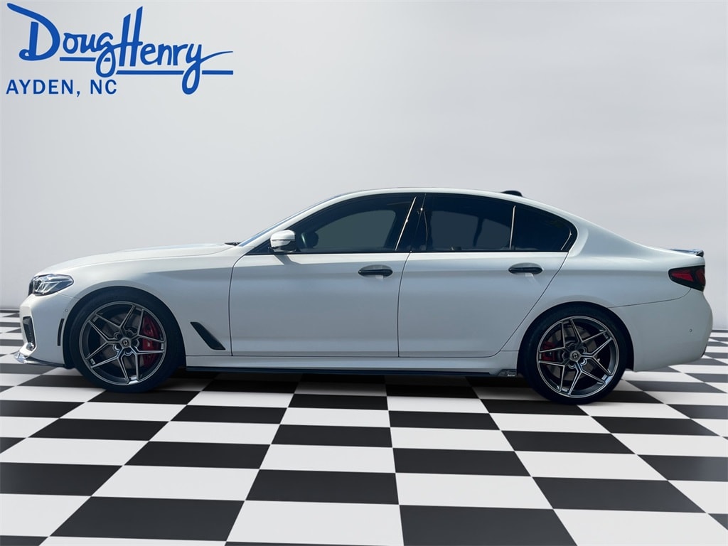 Used 2021 BMW 5 Series M550i with VIN WBA13BK09MCF58339 for sale in Ayden, NC