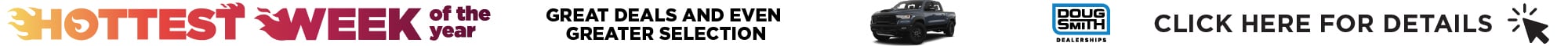 Hottest Week of the Year - Best Car Deals and Specials at Doug Smith Chrysler Dodge Jeep Ram Dealer in Utah