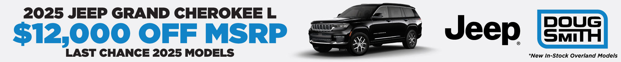 Save $12,000 Off MSRP on 2025 Jeep Grand Cherokee - Best Jeep Deals in Utah