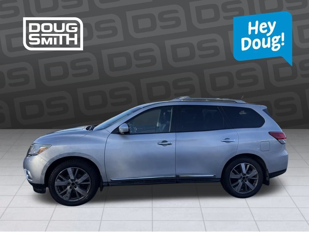 Used 2015 Nissan Pathfinder Platinum with VIN 5N1AR2MM1FC699631 for sale in Lindon, UT