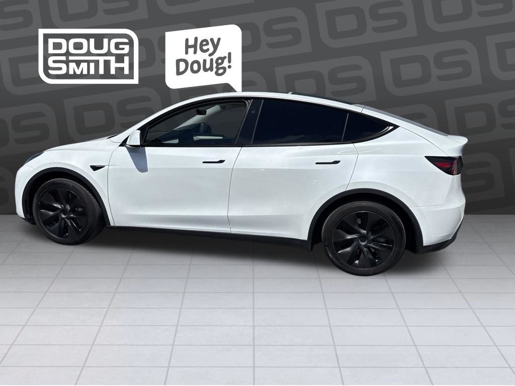 Used 2025 Tesla Model Y Long Range with VIN 7SAYGAEEXSF256517 for sale in Lindon, UT
