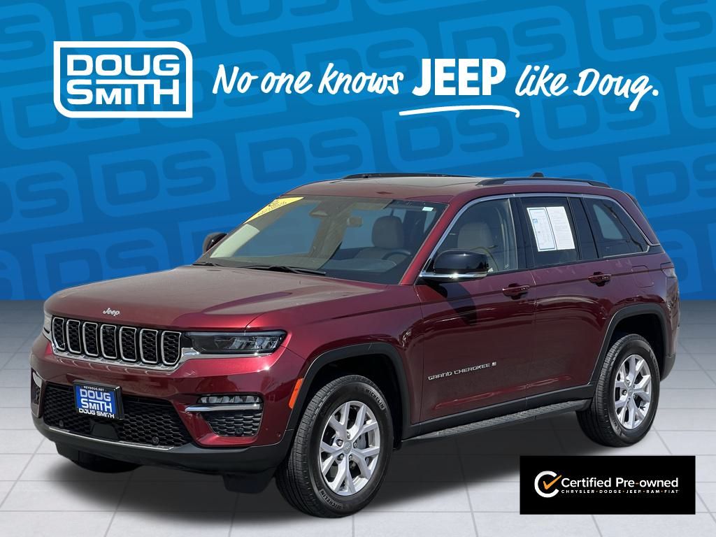 Certified 2022 Jeep Grand Cherokee Limited with VIN 1C4RJHBG5N8583123 for sale in American Fork, UT