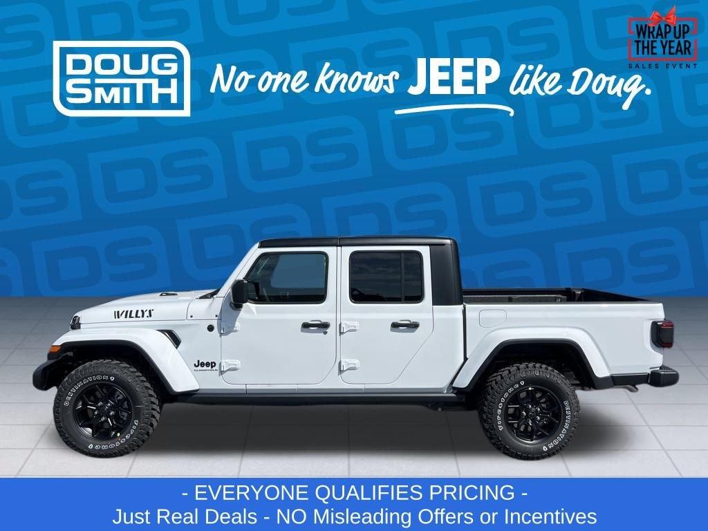 New 2025 Jeep Gladiator Willys Pickup