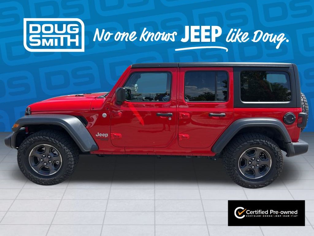 Used 2020 Jeep Wrangler Unlimited Sport S with VIN 1C4HJXDG8LW261541 for sale in American Fork, UT