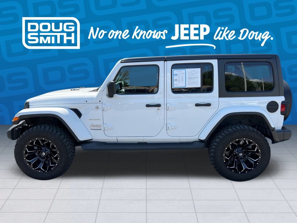 Certified 2019 Jeep Wrangler Unlimited Sahara with VIN 1C4HJXEN7KW593479 for sale in American Fork, UT