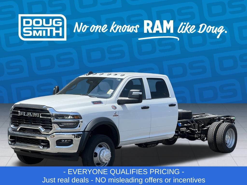 New 2025 Ram 5500 Chassis Cab 5500 TRADESMAN CHASSIS CREW CAB 4X4 84' CA Pickup