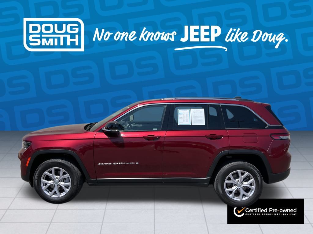 Certified 2022 Jeep Grand Cherokee Limited with VIN 1C4RJHBG1N8524277 for sale in American Fork, UT