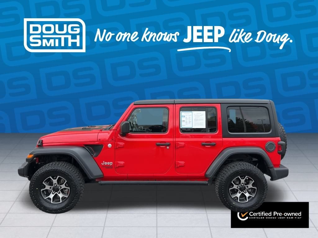 Certified 2020 Jeep Wrangler Unlimited Sport S SUV