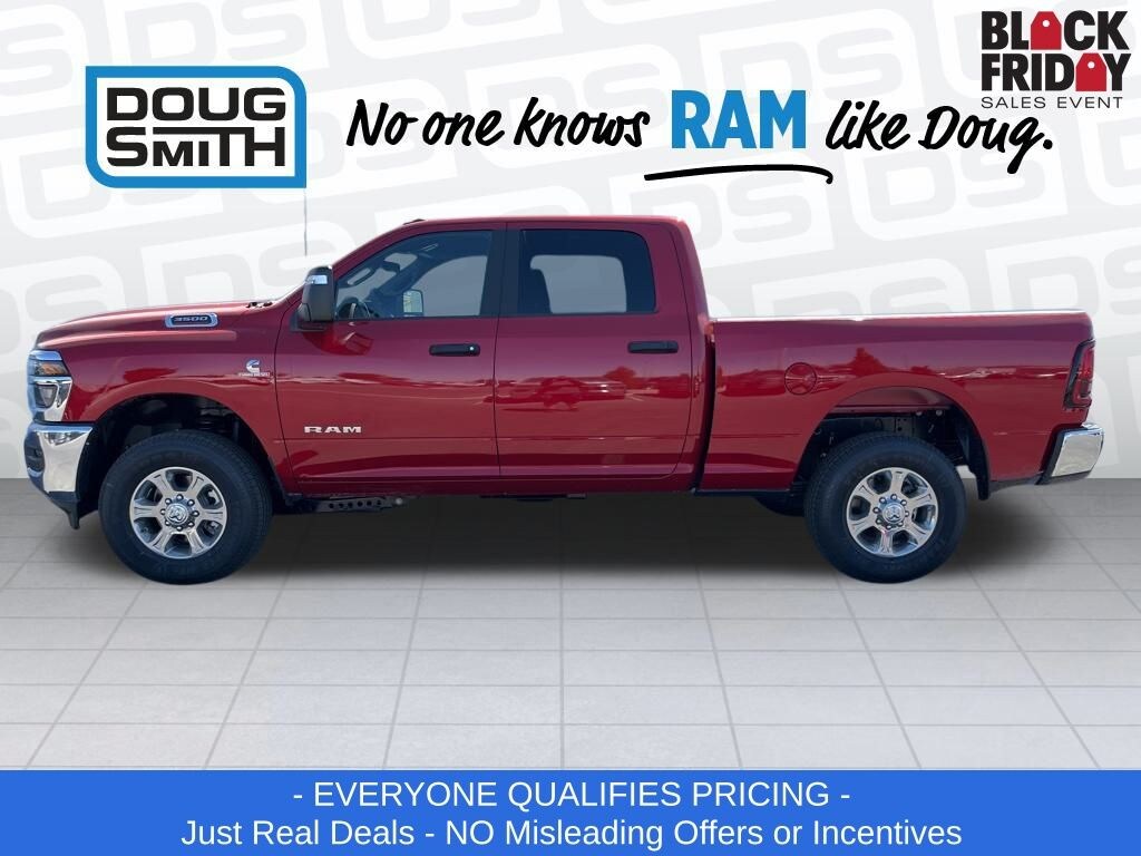 New 2025 Ram 3500 BIG HORN CREW CAB 4X4 6'4 BOX Pickup