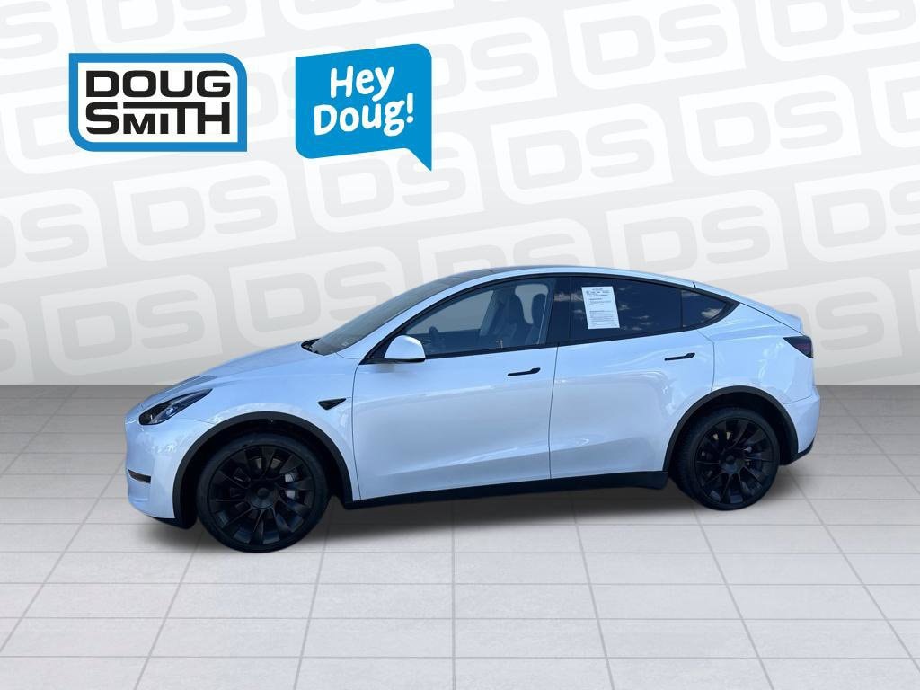 Used 2025 Tesla Model Y Long Range with VIN 7SAYGDEE6SF259187 for sale in Spanish Fork, UT