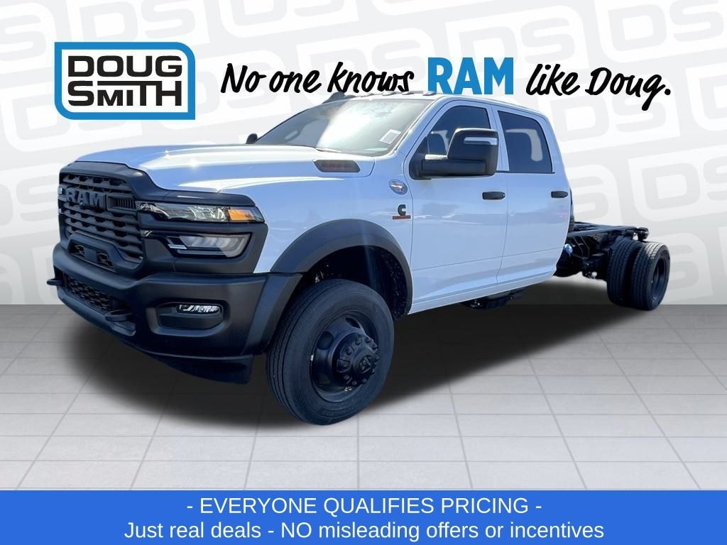New 2025 Ram 5500 Chassis Cab 5500 TRADESMAN CHASSIS CREW CAB 4X4 84' CA Pickup