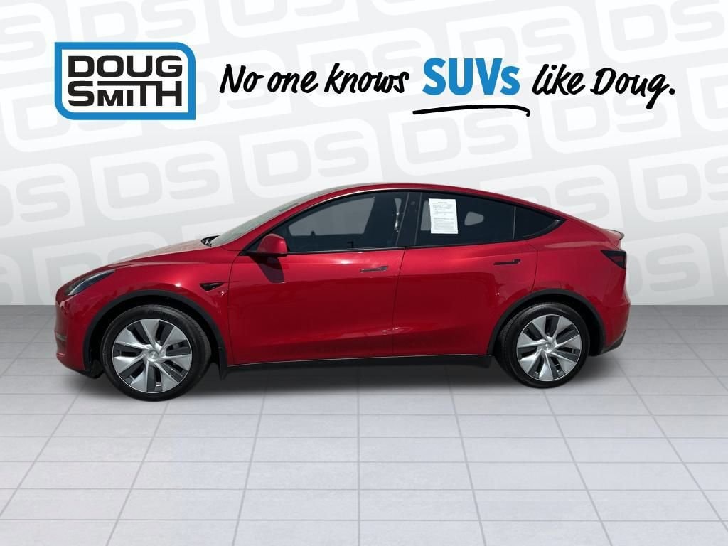 Used 2021 Tesla Model Y Long Range with VIN 5YJYGAEE6MF302442 for sale in Spanish Fork, UT