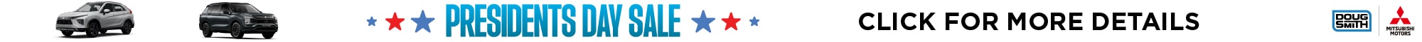 Presidents Day Sale - Best New Mitsubishi Deals and Specials at Doug Smith Mitsubishi Dealer in Utah