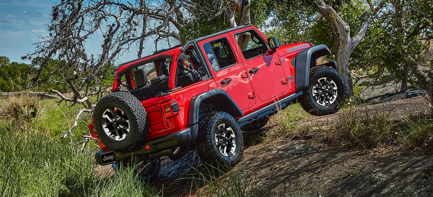 Jeep Wrangler off road