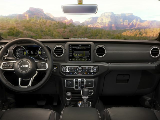 New Jeep Wrangler 4xe interior