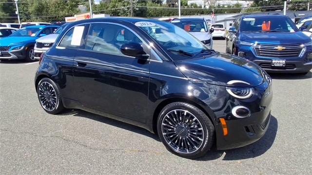 Certified 2024 FIAT 500e Base with VIN ZFAFFAC48RX207695 for sale in Rockaway, NJ