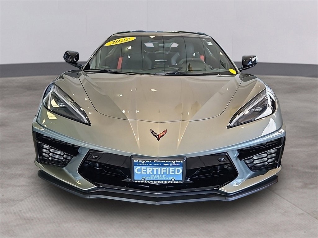 Certified 2022 Chevrolet Corvette 3LT with VIN 1G1YC2D45N5111424 for sale in Dover, NH