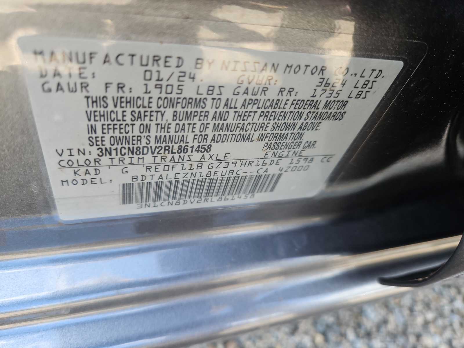 2024 Nissan Versa Sedan S - Photo 14