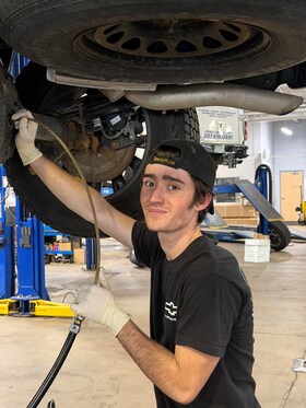 Staff member Caden Berube from ID_14089e