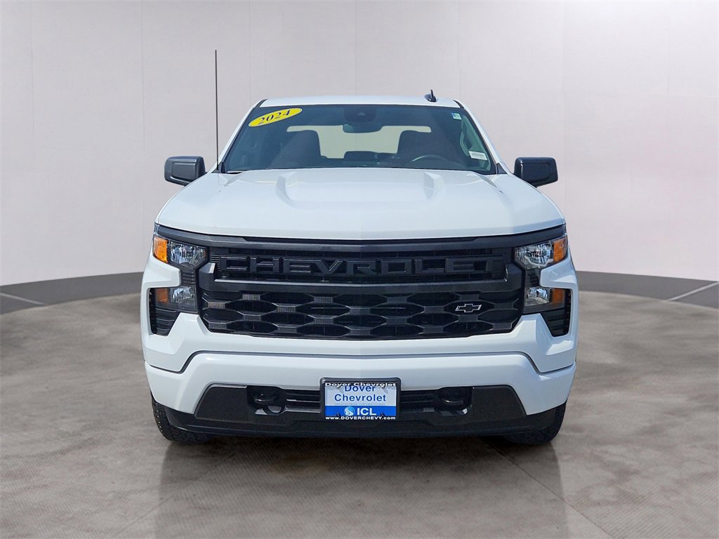 Certified 2024 Chevrolet Silverado 1500 Custom with VIN 1GCPDBEK3RZ172041 for sale in Dover, NH