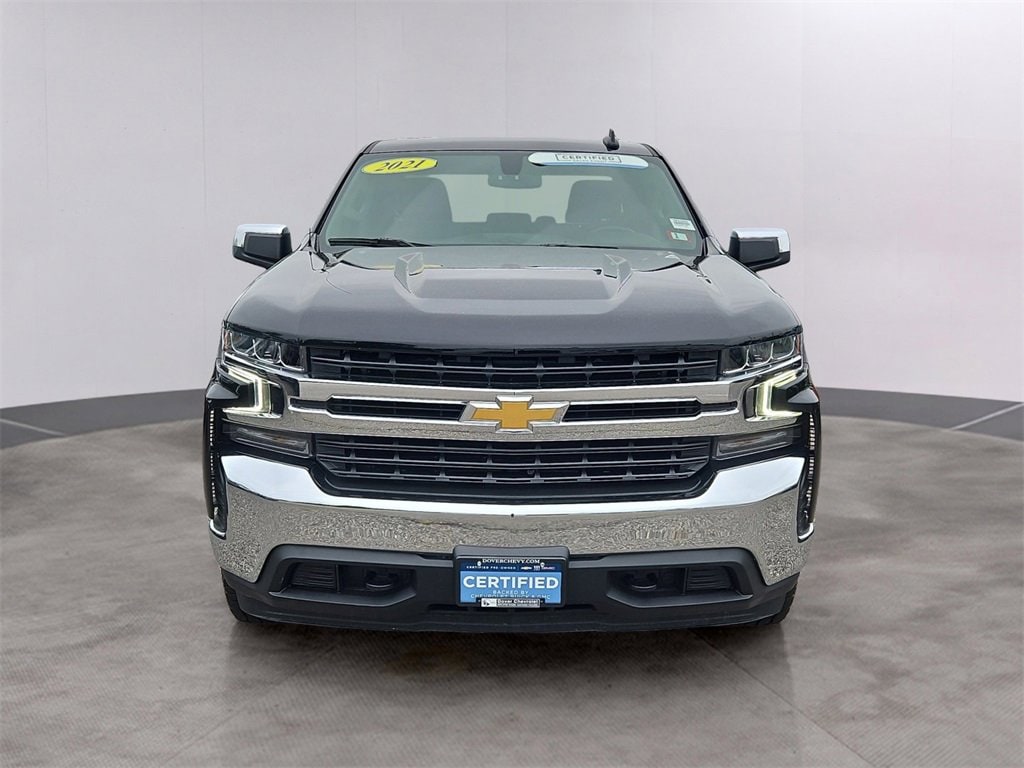 Certified 2021 Chevrolet Silverado 1500 LT with VIN 1GCRYJEK2MZ370898 for sale in Dover, NH