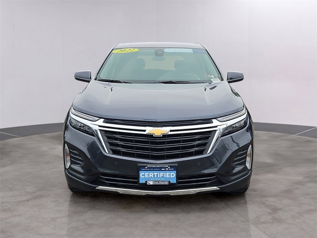Certified 2022 Chevrolet Equinox LT with VIN 3GNAXUEV3NS196910 for sale in Dover, NH