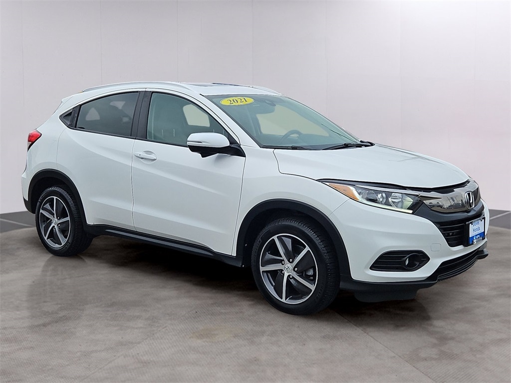 Certified 2021 Honda HR-V EX-L with VIN 3CZRU6H73MM703394 for sale in Dover, NH