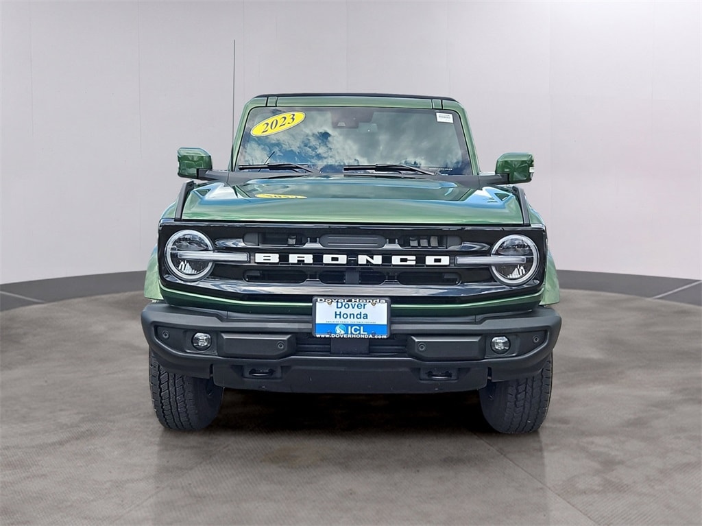 Used 2023 Ford Bronco 4-Door Outer Banks with VIN 1FMDE5BH4PLB69350 for sale in Dover, NH