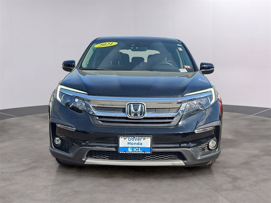 Used 2021 Honda Pilot EX-L with VIN 5FNYF6H53MB058681 for sale in Dover, NH