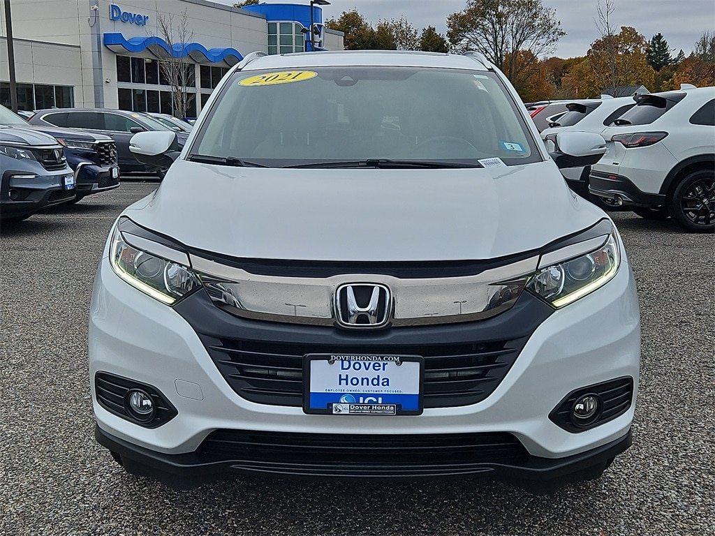 Certified 2021 Honda HR-V EX-L with VIN 3CZRU6H73MM703394 for sale in Dover, NH