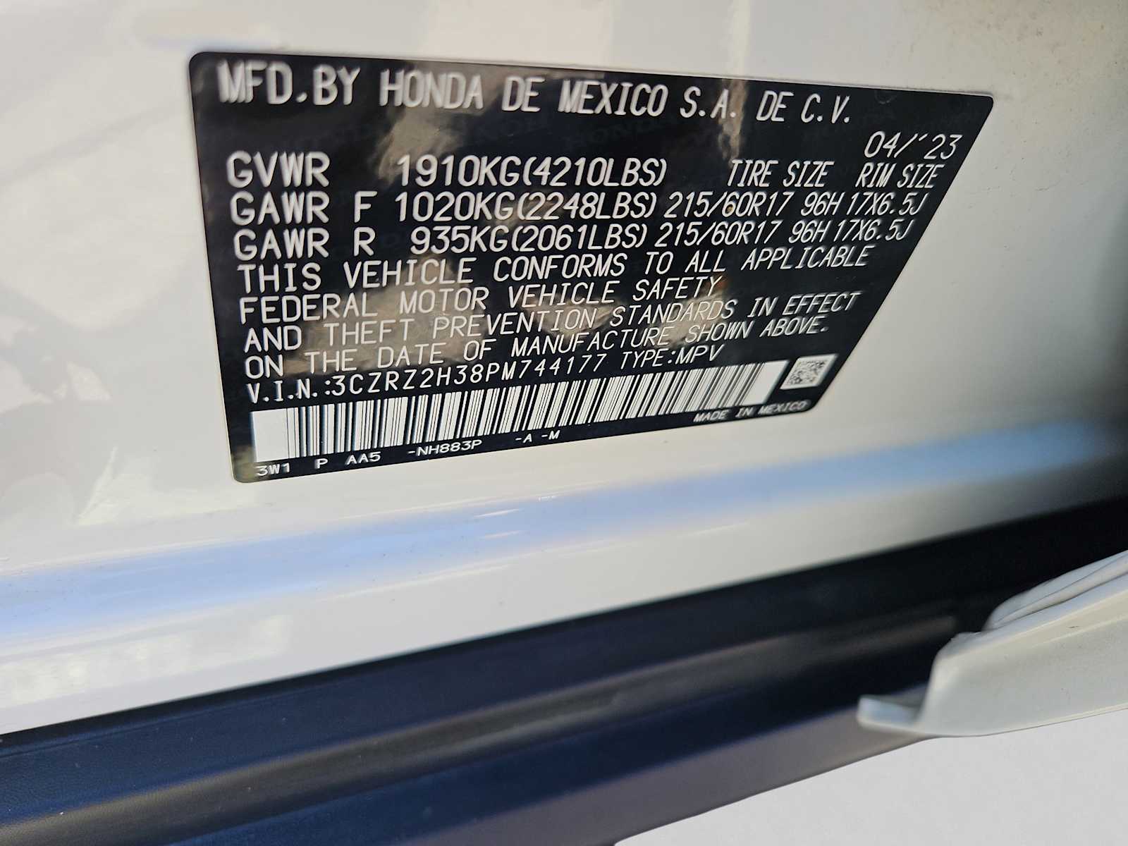 2023 Honda HR-V LX - Photo 14