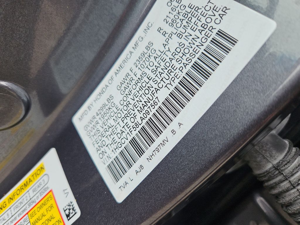 2020 Honda Accord EX-L - Photo 14