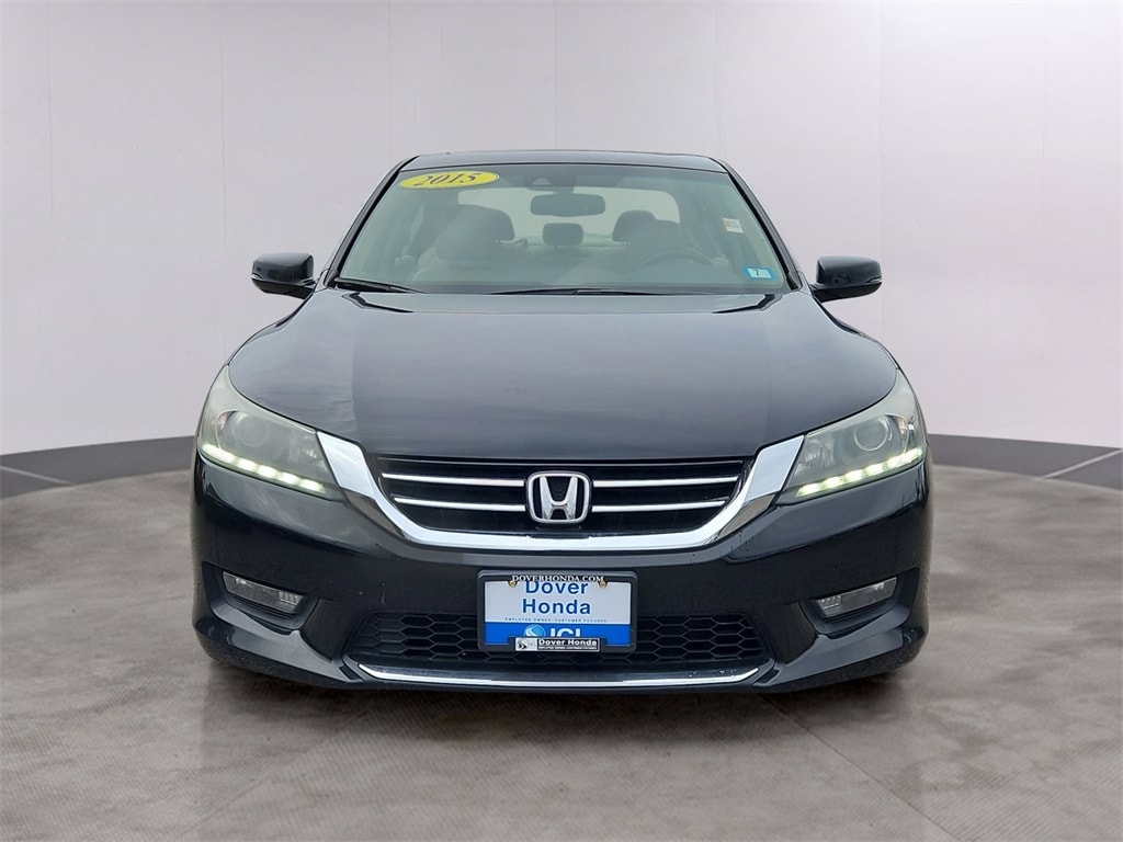 Used 2015 Honda Accord EX-L V-6 with VIN 1HGCR3F81FA033191 for sale in Dover, NH