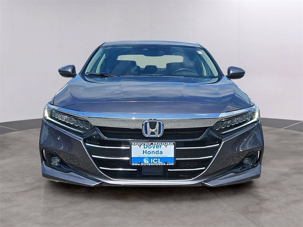 Used 2021 Honda Accord Hybrid EX-L with VIN 1HGCV3F55MA016005 for sale in Dover, NH