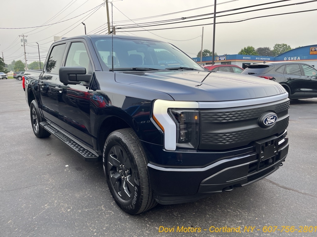 Used 2024 Ford F-150 Lightning XLT with VIN 1FTVW3LK4RWG28043 for sale in Cortland, NY