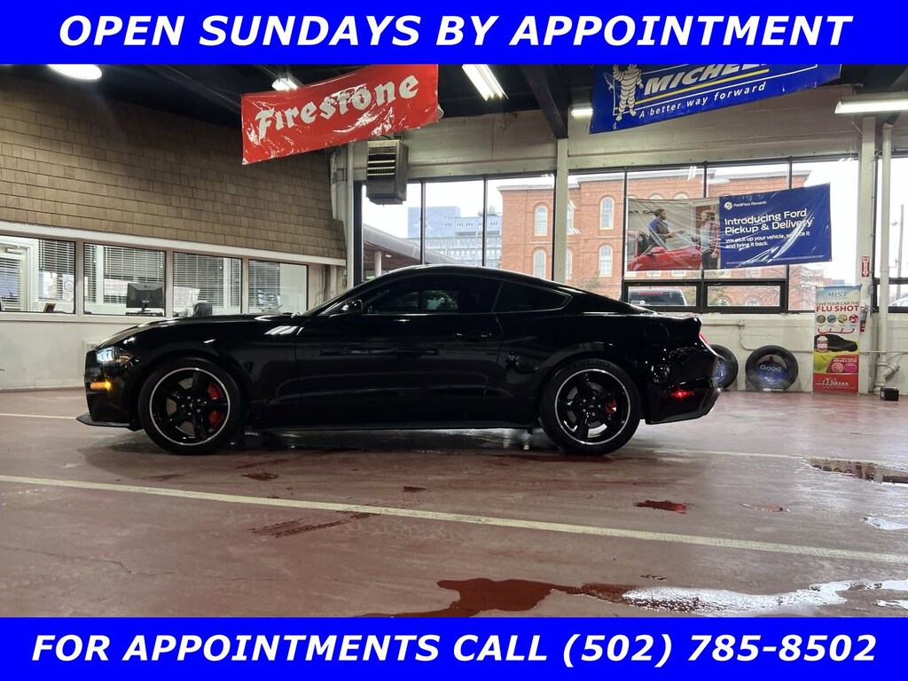 Certified 2019 Ford Mustang CERTIFIED-BULLITT 5.0L V8 6spd w/ELECTRONIC-LEATHE Coupe
