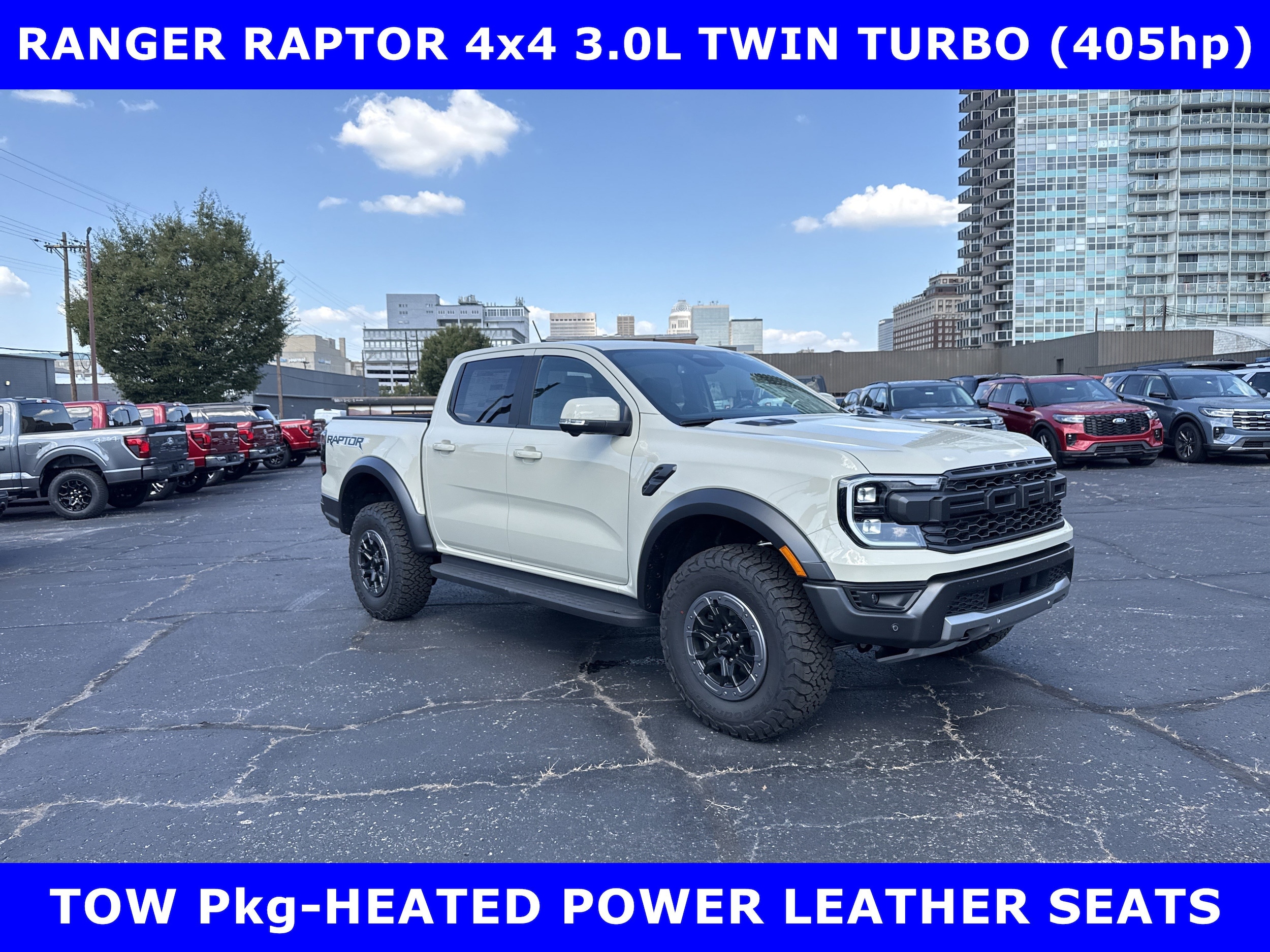 2025 Ford Ranger Raptor 4x4 3.0L V6 (405hp) Twin Turbo PICKU