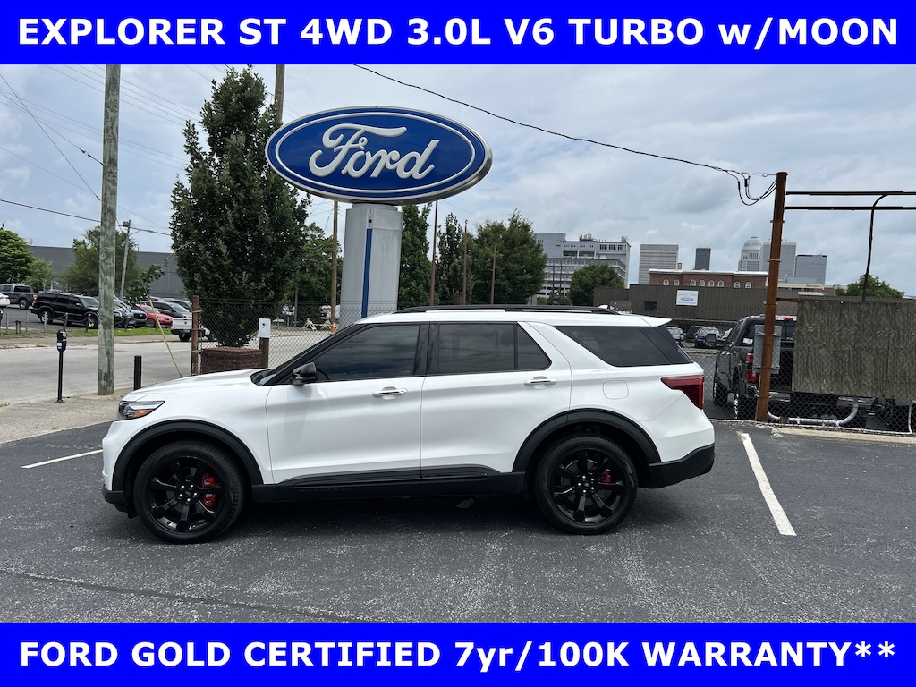 Certified 2022 Ford Explorer CERTIFIED-ST 4WD w/401A-MOON-HIGH Pkg SUV
