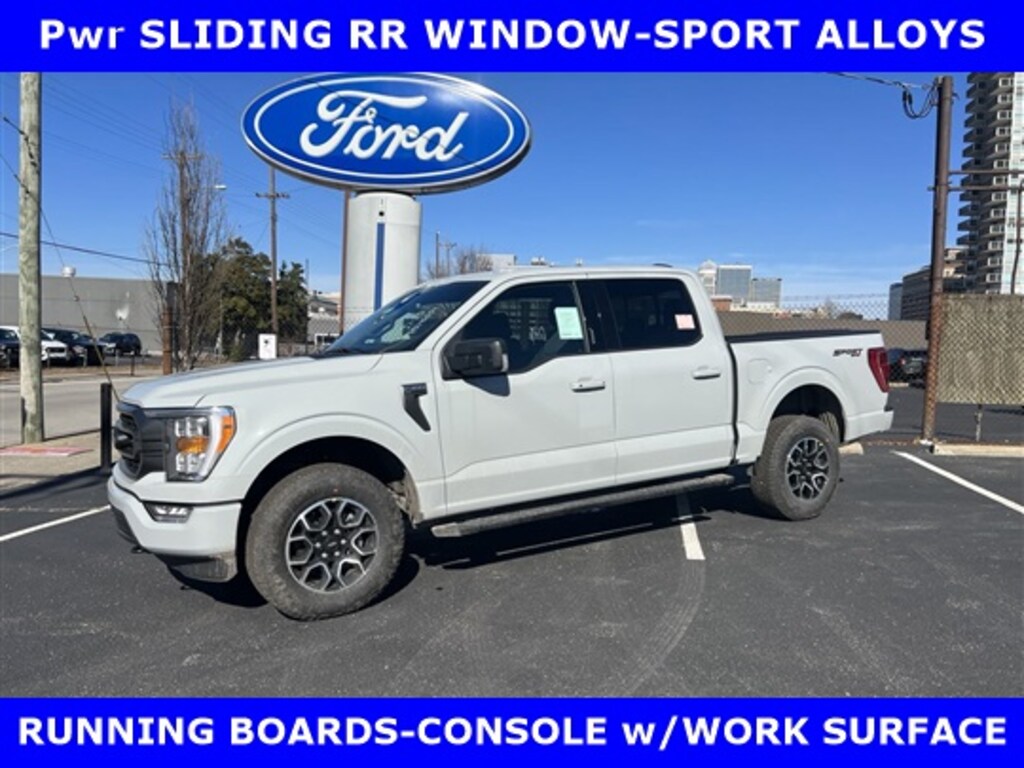 New 2023 Ford F-150 SPORT XLT 4x4 3.5L TWIN TURBO w/TOW-302A Pkg-Pwr S Crew Cab Pickup