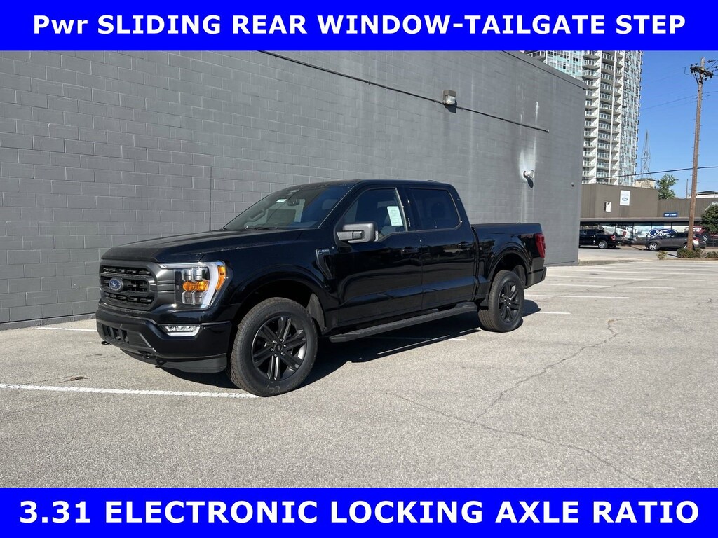 New 2022 Ford F-150 SPORT XLT 4x4 3.5L TURBO w/TOW-20in ALLOYS Crew Cab Pickup