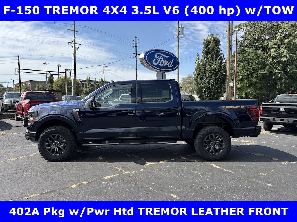 New 2025 Ford F-150 Tremor 4x4 3.5L V6 Twin Turbo w/402A Pkg-Tow Haul Pkg PICKU