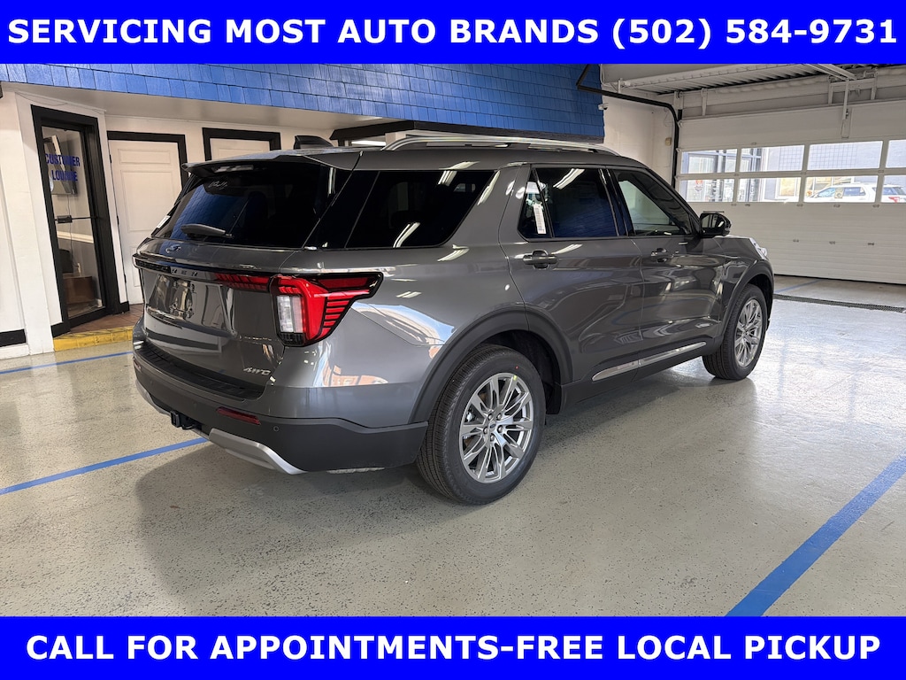 New 2026 Ford Explorer Platinum 4WD Turbo (300hp) w/Pwr Htd Vent Leather Front Sport Utility